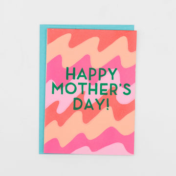 Happy Mother's Day Waves Card