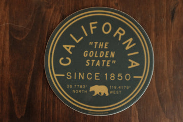 California "The Golden State" Sticker