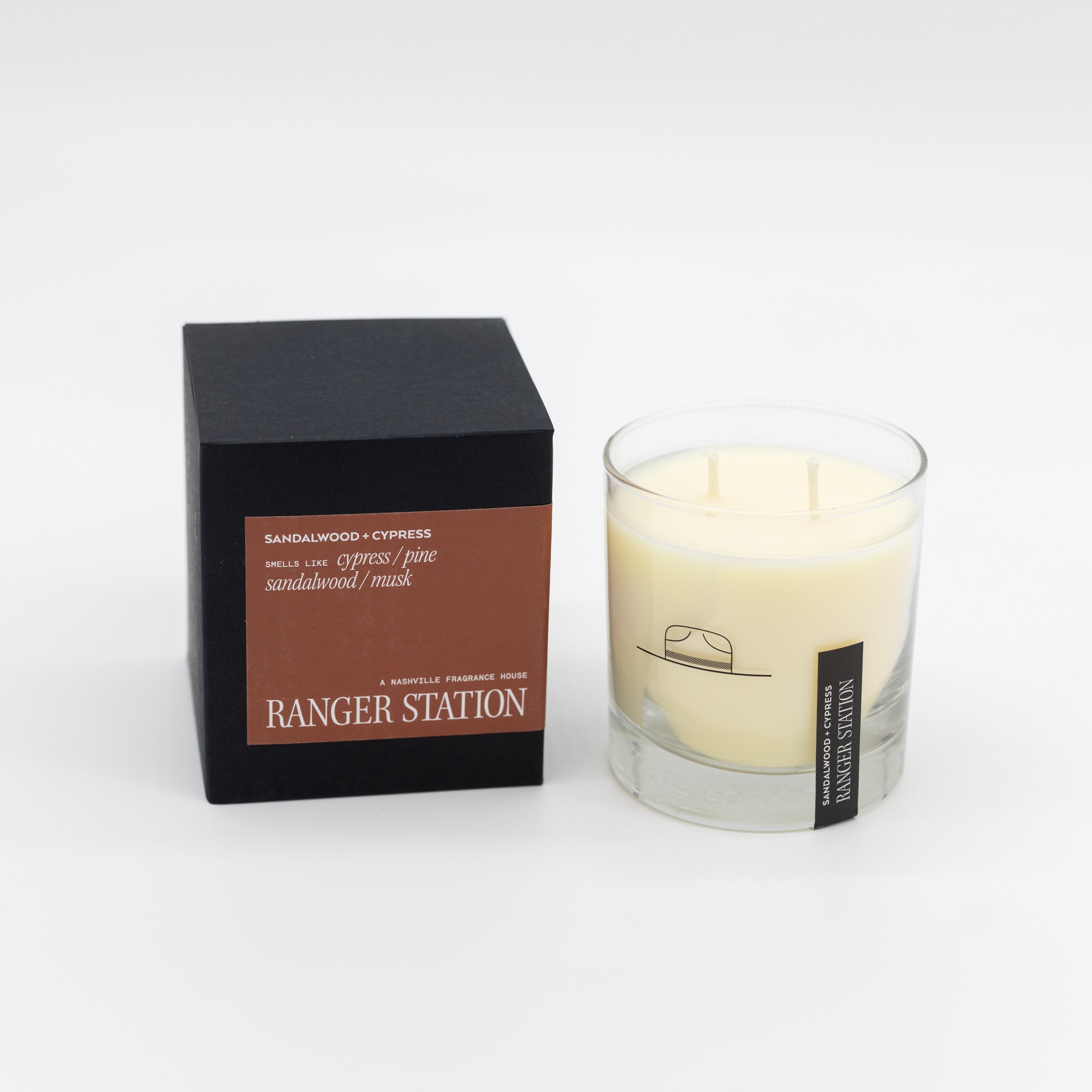 Sandlewood and Cypress Candle