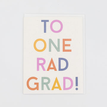 To One Rad Grad Card