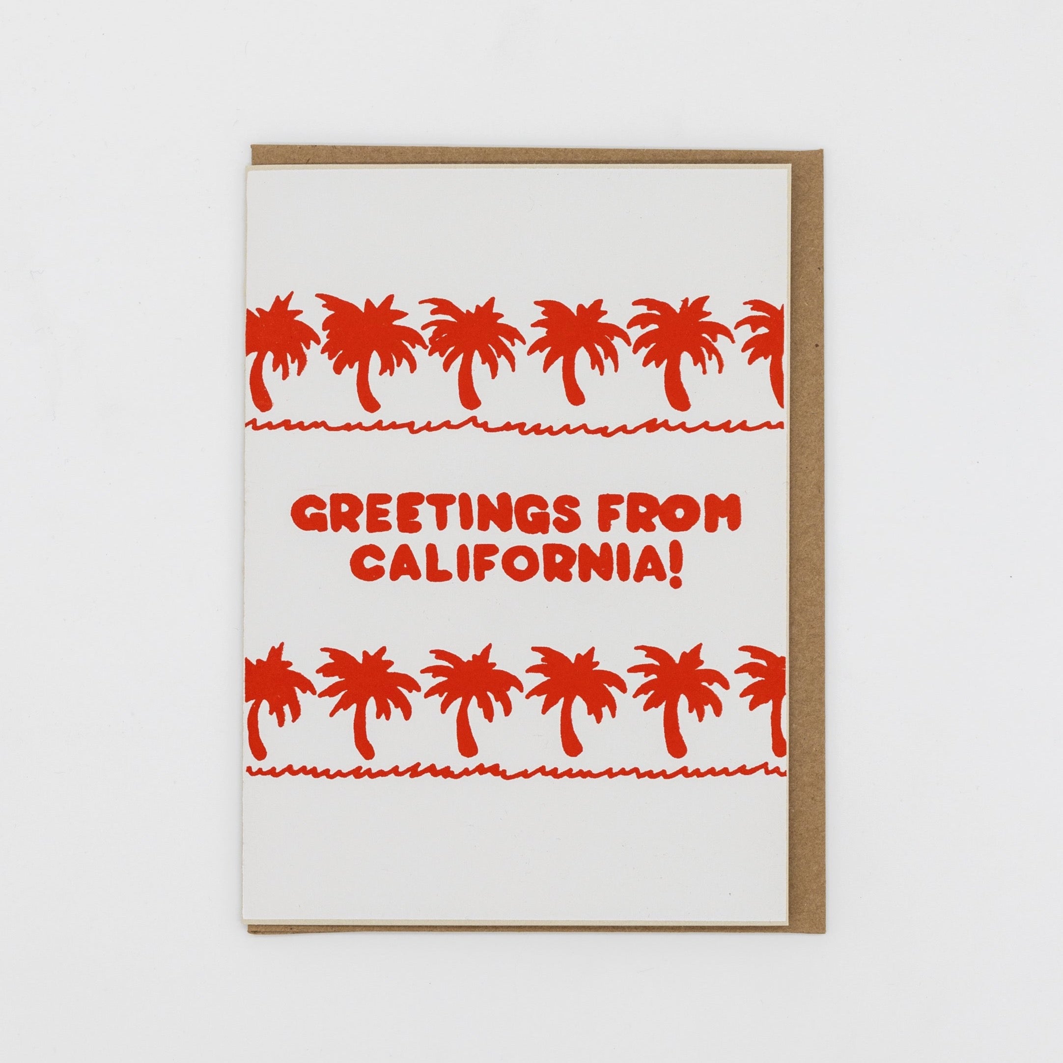 Greetings from California Card