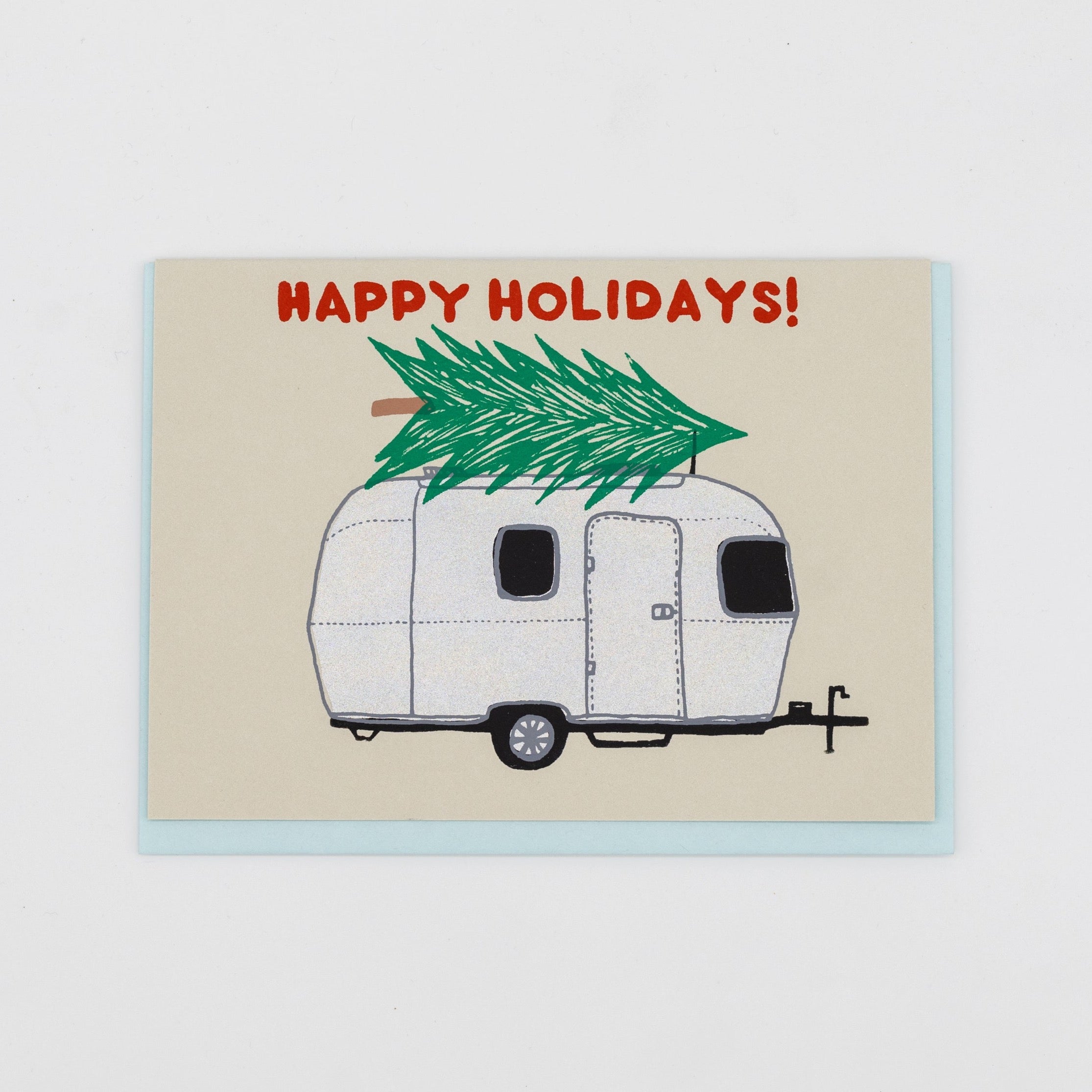 Happy Holidays Airstream Card
