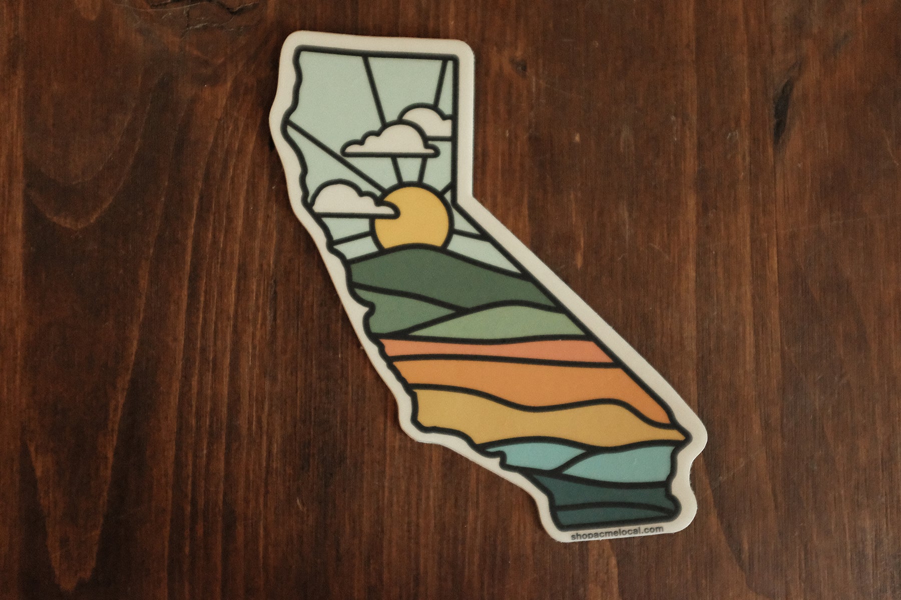 California Sunshine State Sticker