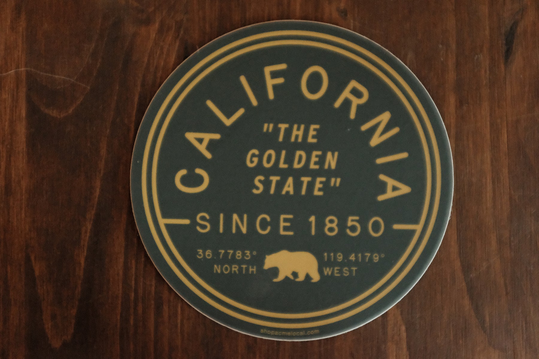 California &quot;The Golden State&quot; Sticker