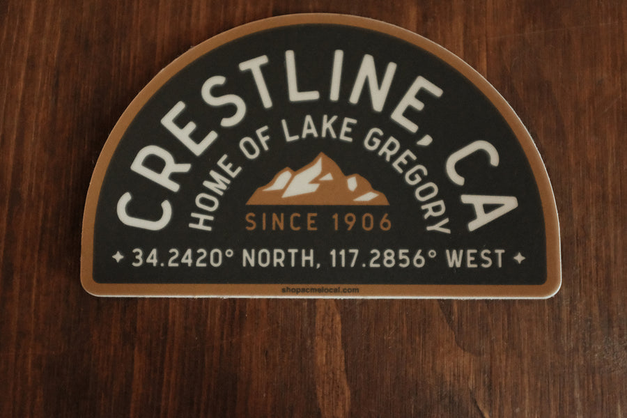 Crestline Home of Lake Gregory Sticker