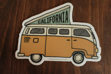 California VW Van Sticker