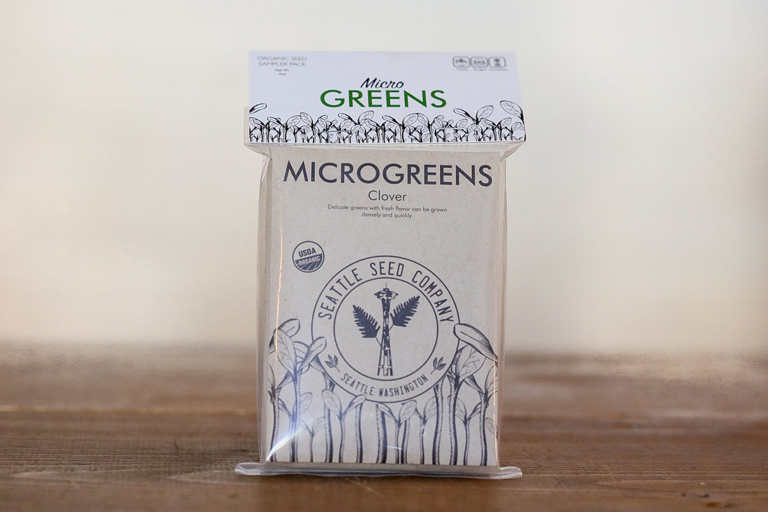 Micro Greens Organic Seed Sampler Pack